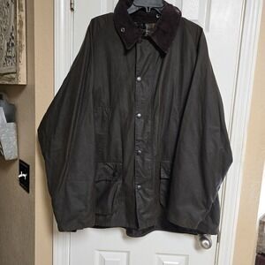 Barbour Beaufort Bark Brown Original Waxed Cotton Jacket, Size 46